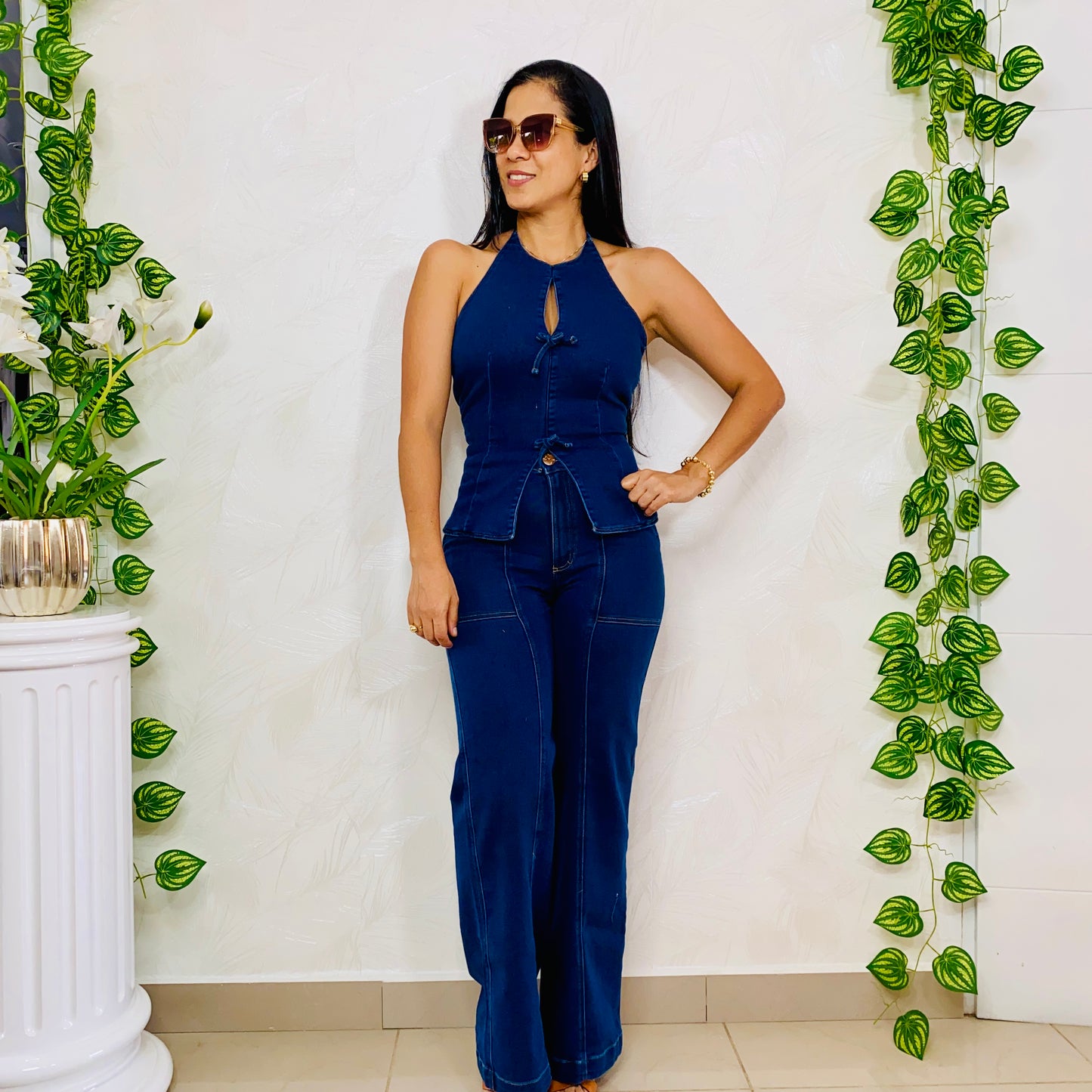 Jeans Wide leg ref 40017