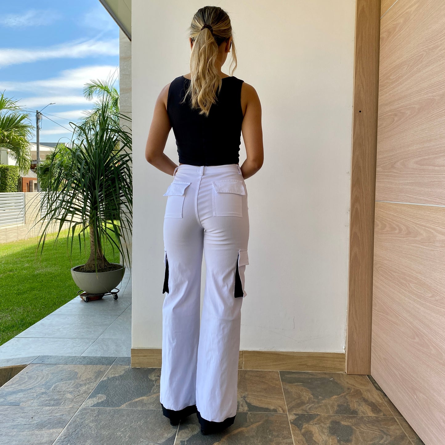 Pant black & white