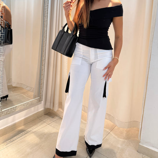 Pant black & white