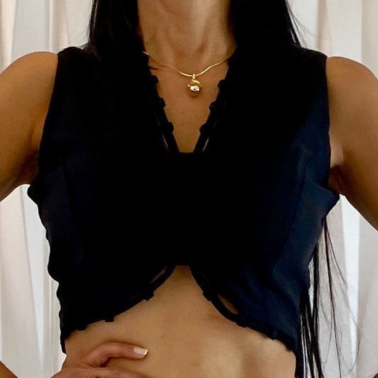 Crop Top Pasadores Ref 30037