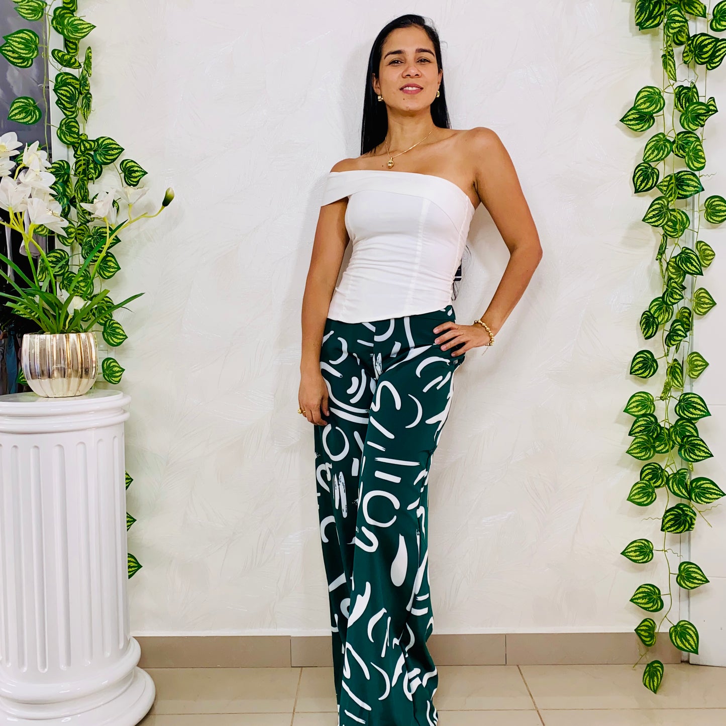 Blusa asimetrica de un solo hombro ref. 10075