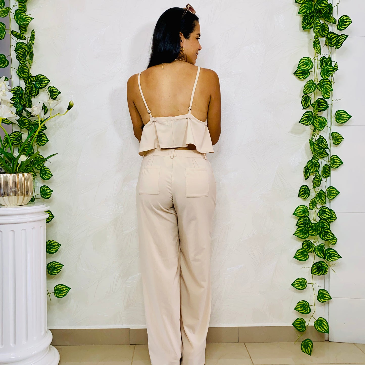 Blusa boleros y tiras amarra en delantero