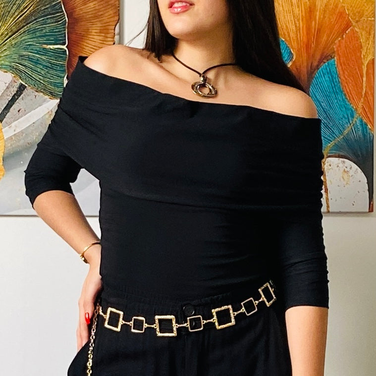 Blusa bandeja manga 3/4 Ref 10048